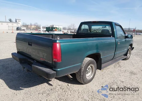 1997 Chevrolet C1500 Fleetside W/T из США, поврежденный, VIN 1GCEC14W9VZ111750